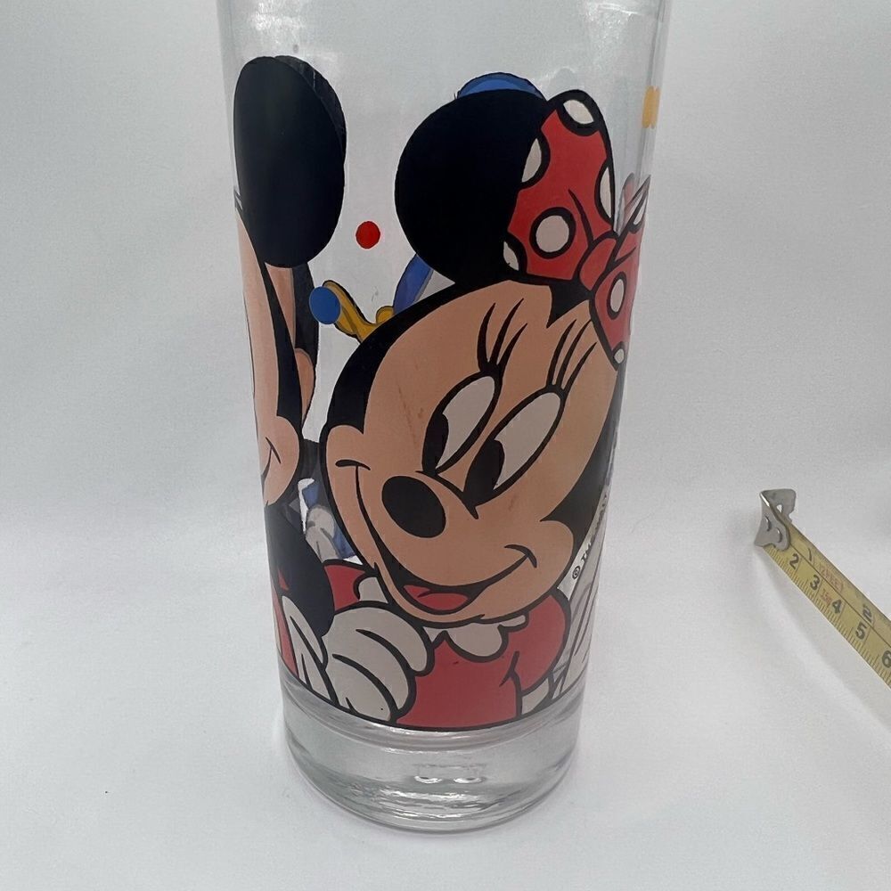 Vintage Anchor Hocking Disney Mickey Mouse Minnie Mouse Donald Duck Drink Glass - Picture 6 of 8